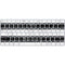 Black and White Striped Marble Magic Keyboard Skin