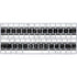 Black and White Striped Marble Magic Keyboard Skin