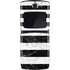 Black and White Striped Marble Motorola RAZR Skin