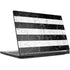 Black and White Striped Marble MSI GS65 Stealth Laptop Skin