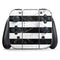 Black and White Striped Marble Nintendo Switch (2017-2021) Joy-Con Controller Skin