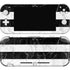 Black and White Striped Marble Nintendo Switch Lite Skin