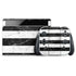 Black and White Striped Marble Nintendo Switch OLED (2021) Skin