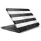 Black and White Striped Marble HP Notebook Skin