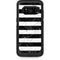 Black and White Striped Marble Otterbox Commuter Galaxy Skin