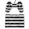 Black and White Striped Marble PlayStation Classic Bundle Skin