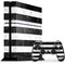 Black and White Striped Marble PS4 Console and Controller Bundle Skin