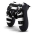 Black and White Striped Marble PS4 Controller Skin
