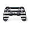 Black and White Striped Marble PS4 Pro/Slim Controller Skin