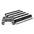 Black and White Striped Marble PS4 Slim Bundle Skin