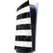 Black and White Striped Marble PS5 Digital Edition Console Skin