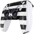 Black and White Striped Marble PS5 Controller Skin