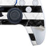Black and White Striped Marble PS5 Controller Skin