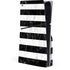Black and White Striped Marble PS5 Slim Disk Console Skin