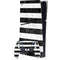 Black and White Striped Marble PS5 Slim Digital Edition Bundle Skin