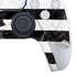Black and White Striped Marble PS5 Slim Digital Edition Bundle Skin