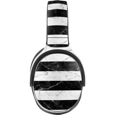 Black and White Striped Marble Skullcandy Venue Skin