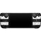 Black and White Striped Marble Steam Deck Handheld Gaming Computer Skin