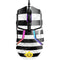 Black and White Striped Marble SteelSeries Rival 600 Gaming Mouse Skin
