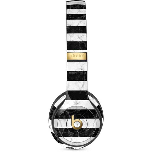 Black and White Striped Marble Studio Wireless 3 Skin