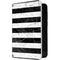 Black and White Striped Marble Surface Duo Skin