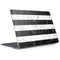 Black and White Striped Marble Surface Laptop 2 Skin