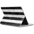 Black and White Striped Marble Surface Laptop Studio Skin