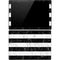 Black and White Striped Marble Surface Pro 4 Skin