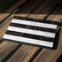 Black and White Striped Marble Surface Pro 7 Skin