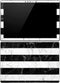 Black and White Striped Marble Surface Pro (2017) Skin