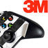 Black and White Striped Marble Xbox One Controller Skin