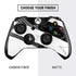 Black and White Striped Marble Xbox One Controller Skin