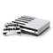 Black and White Striped Marble Xbox One S All-Digital Edition Bundle Skin