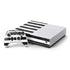Black and White Striped Marble Xbox One S All-Digital Edition Bundle Skin