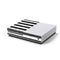 Black and White Striped Marble Xbox One S Console Skin