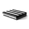 Black and White Striped Marble Xbox One X Console Skin