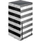 Black and White Striped Marble Xbox Series X Console Skin