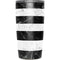 Black and White Striped Marble Yeti 20oz Tumbler Skin
