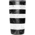 Black and White Striped Marble Yeti 20oz Tumbler Skin