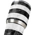 Black and White Striped Marble Yeti 30oz Rambler Tumbler Skin