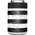 Black and White Striped Marble Yeti Colster Can Insulator Skin