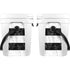 Black and White Striped Marble YETI Roadie 24 Hard Cooler Skin