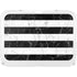 Black and White Striped Marble YETI Tundra 35 Hard Cooler Skin