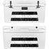 Black and White Striped Marble YETI Tundra 75 Hard Cooler Skin