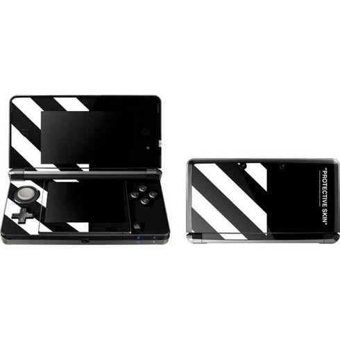 Black and White Stripes 3DS (2011) Skin