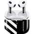 Black and White Stripes Apple AirPods (3rd Gen 2021) Skin