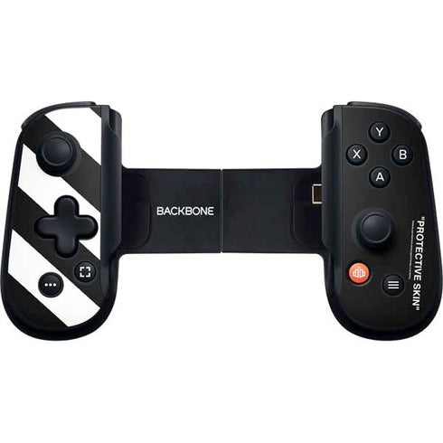 Black and White Stripes Backbone One for iPhone Game Controller Skin