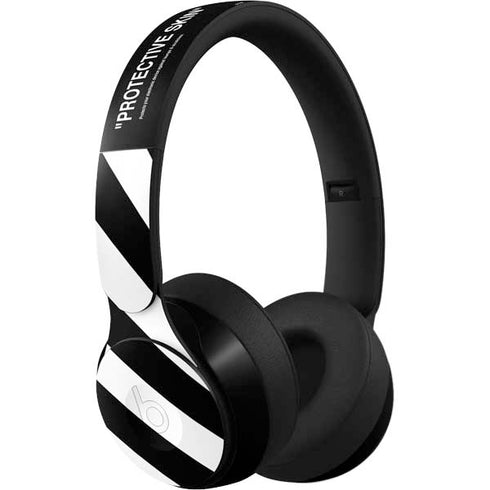 Black and White Stripes Beats Solo Pro Skin