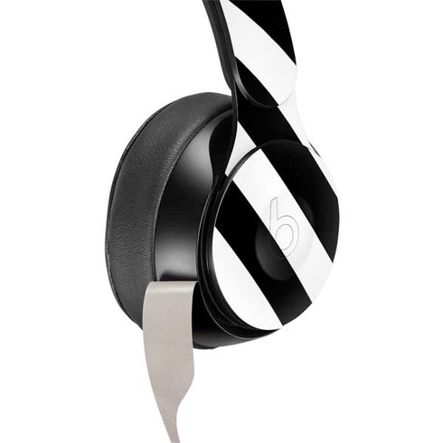 Black and White Stripes Beats Solo Pro Skin