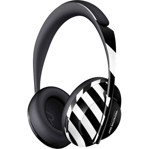 Black and White Stripes Bose Noise Cancelling Headphones 700 Skin